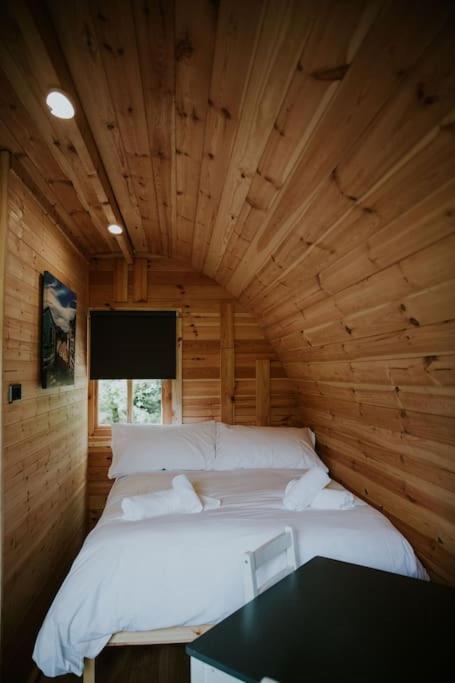 Ferienwohnung Pine Cosy Winter Cabin - Hot Tub & Log Burner Barmouth Exterior foto